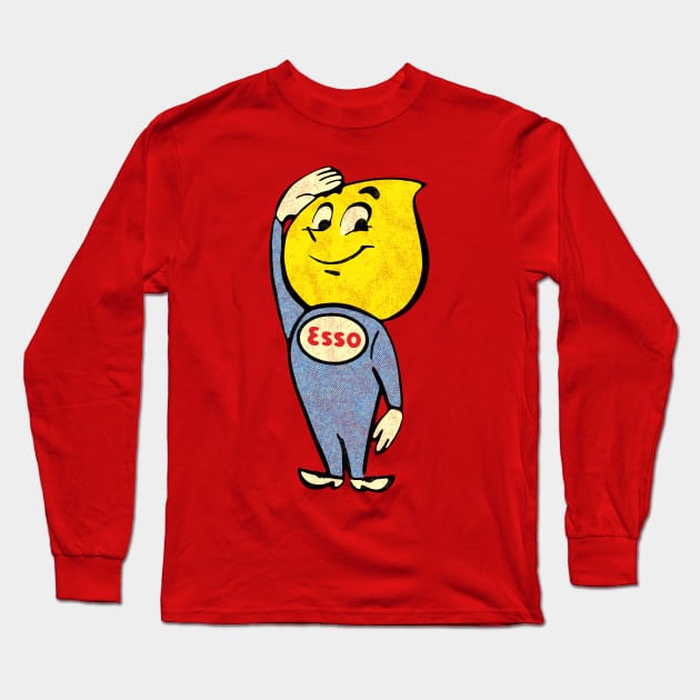 Esso Drip Long Sleeve T-Shirt by DustinCropsBoy